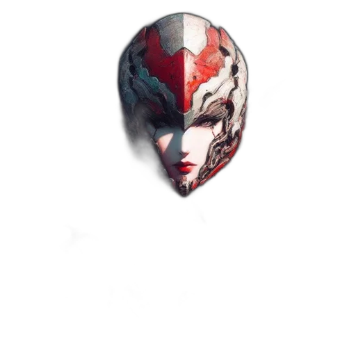mask, face, creature, weapon transparent PNG cut-out