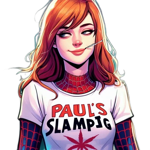 comic book art, cartoon, concept art, anime transparent PNG cut-out
