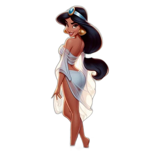 dress, crown, staff, concept art transparent PNG cut-out
