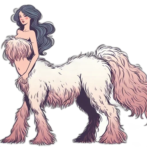 hair, animal, creature, concept art transparent PNG cut-out
