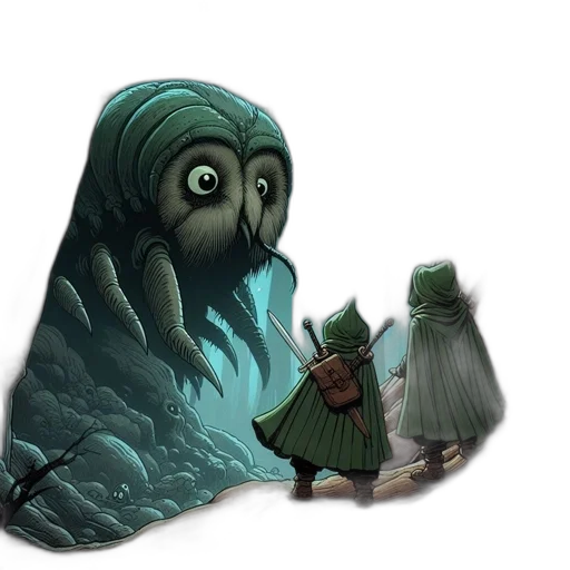 creature, mask, concept art, fantasy art transparent PNG cut-out