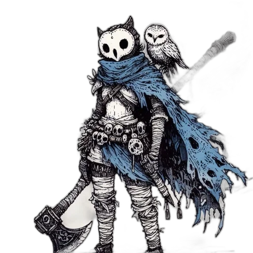 mask, staff, animal, sword transparent PNG cut-out
