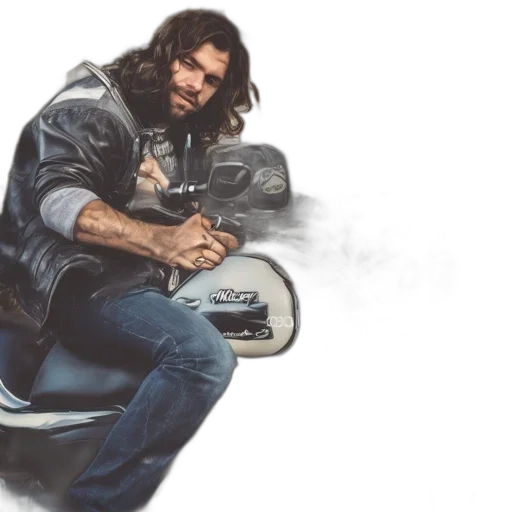 jacket, photorealistic, individual, long transparent PNG cut-out