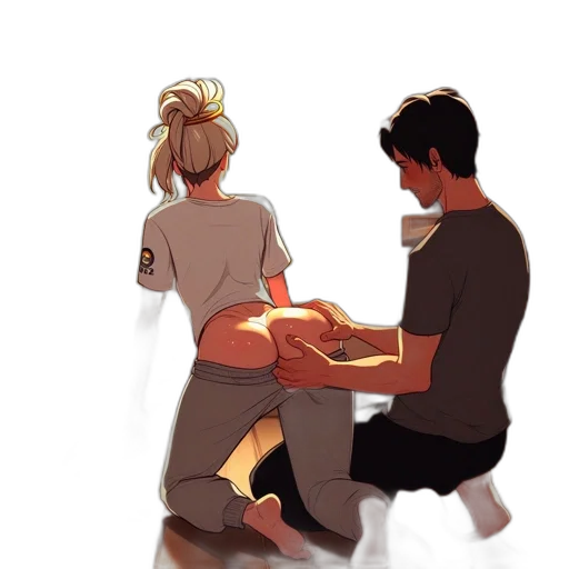 concept art, watercolor, anime, oil painting transparent PNG cut-out