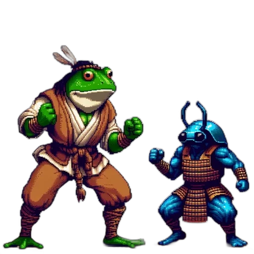 pixel art, concept art, fantasy art, 3d render transparent PNG cut-out