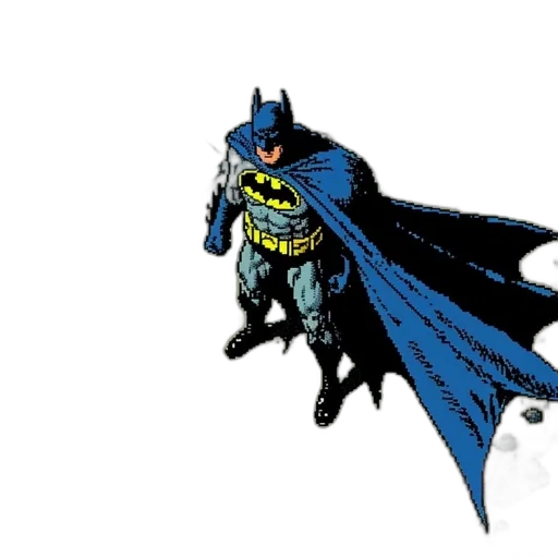 comic book art, concept art, pixelated, batman transparent PNG cut-out