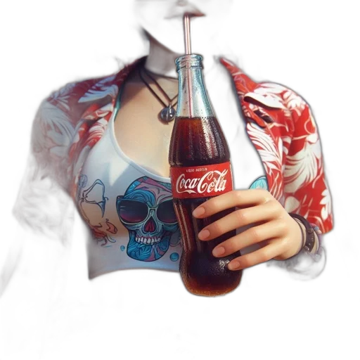bottle, jacket, dress, robot transparent PNG cut-out