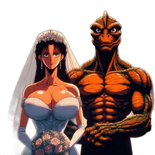 dress, concept art, comic book art, anime transparent PNG cut-out