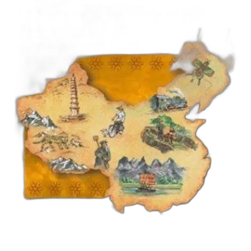 dragon, concept art, earth tones, book transparent PNG cut-out