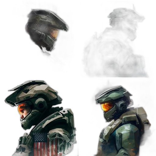 robot, face, mask, concept art transparent PNG cut-out