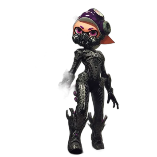 mask, robot, staff, creature transparent PNG cut-out