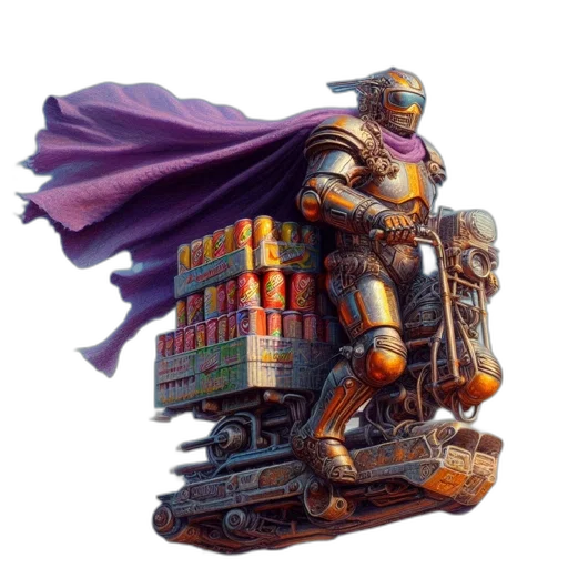 robot, weapon, sword, concept art transparent PNG cut-out