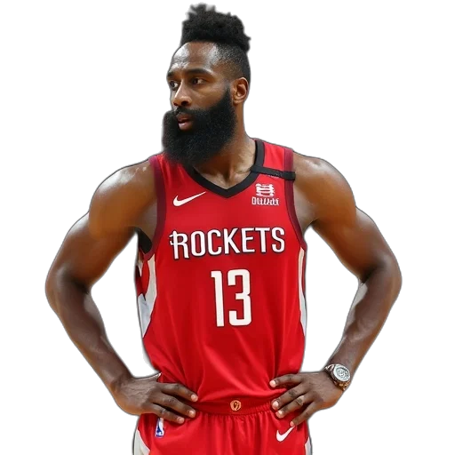 harden, now, playing, rockets transparent PNG cut-out