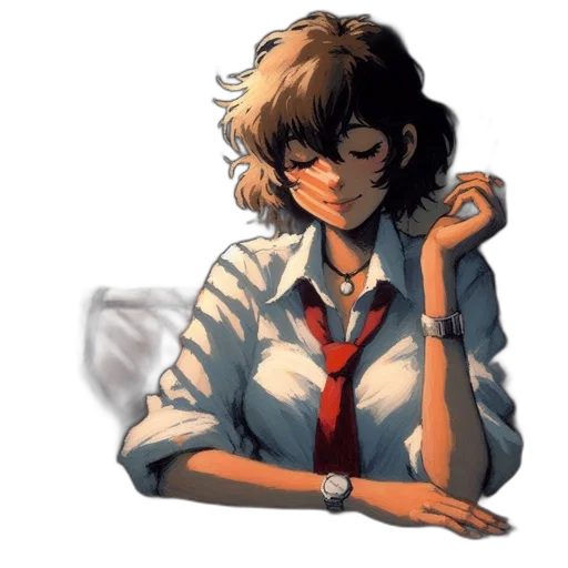 jacket, face, staff, jewelry transparent PNG cut-out