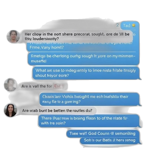 screenshot, text, messages, sent transparent PNG cut-out