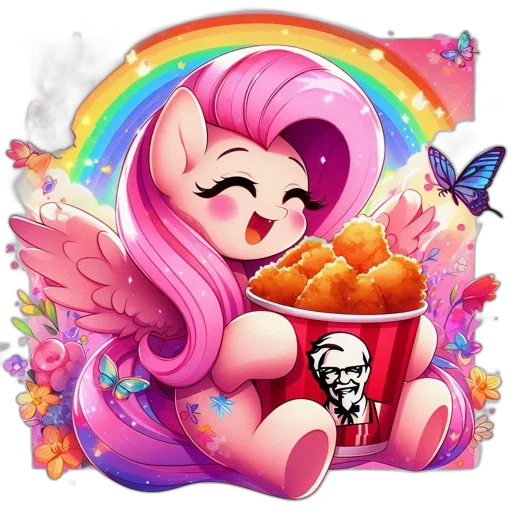 food, vaporwave, pixel art, fantasy art transparent PNG cut-out