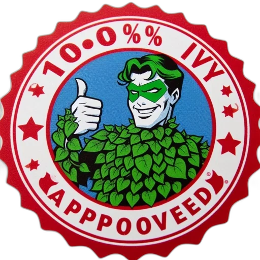 circular, sticker, features, green transparent PNG cut-out