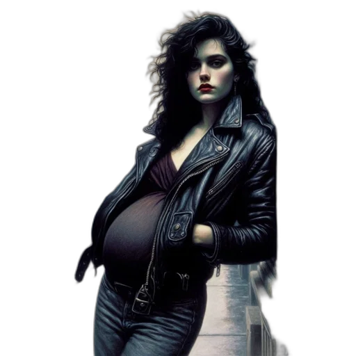 jacket, concept art, photorealistic, cyberpunk transparent PNG cut-out