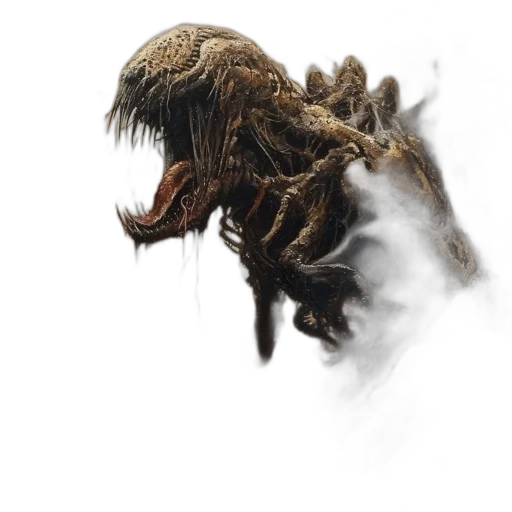 dragon, creature, animal, hair transparent PNG cut-out