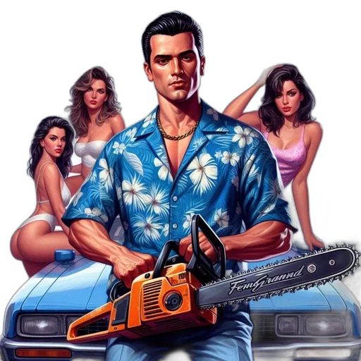 weapon, car, comic book art, concept art transparent PNG cut-out