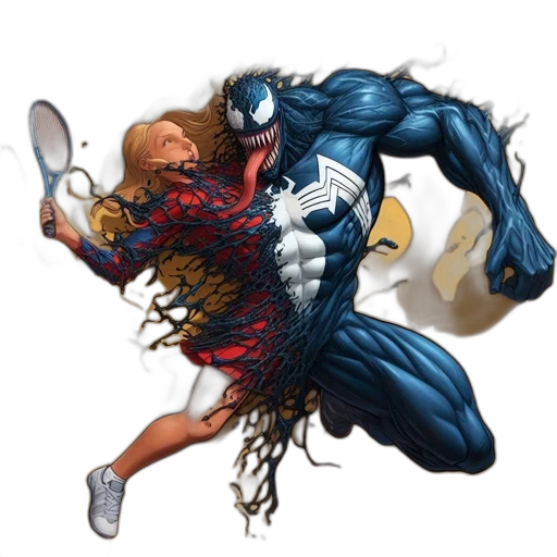 hair, dress, comic book art, concept art transparent PNG cut-out