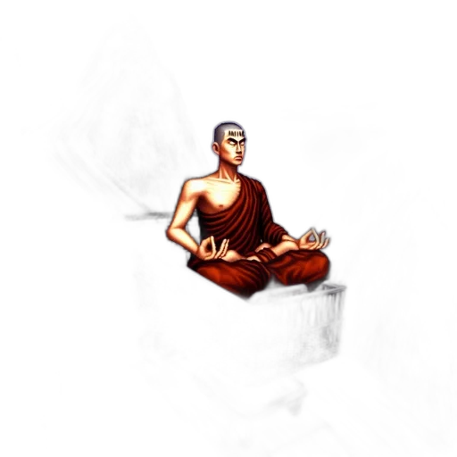 staff, pixel art, concept art, photorealistic transparent PNG cut-out