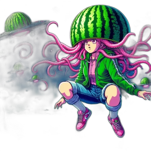 hat, creature, weapon, hair transparent PNG cut-out