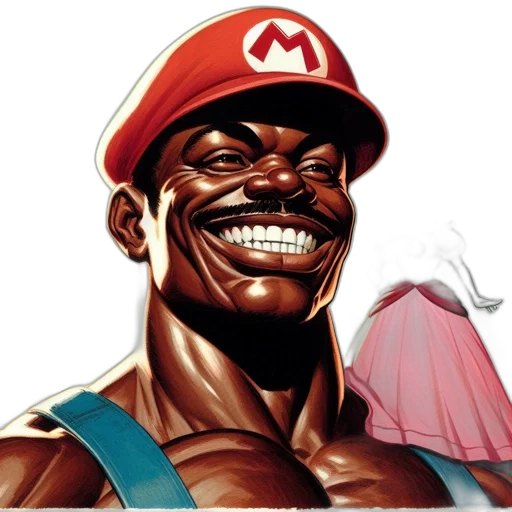 face, hat, mask, comic book art transparent PNG cut-out