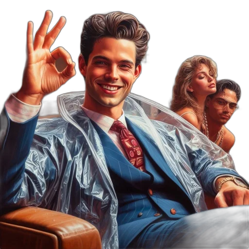 jacket, furniture, photorealistic, concept art transparent PNG cut-out