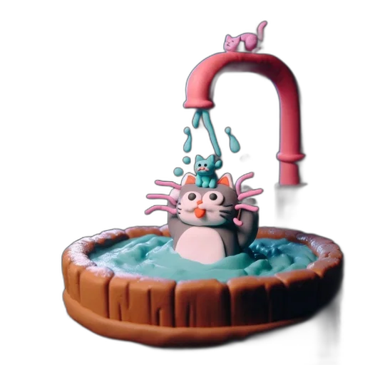crown, 3d render, concept art, underwater transparent PNG cut-out