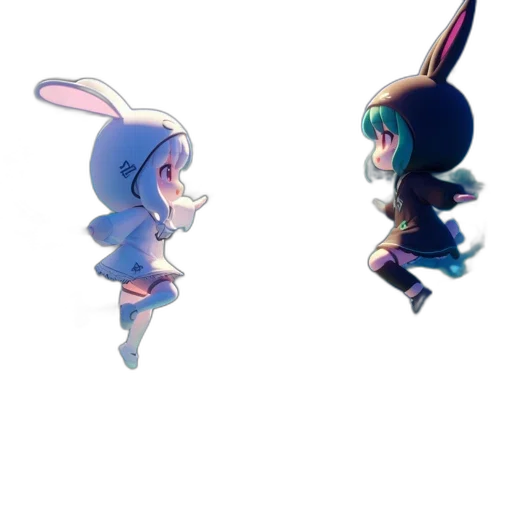 pixel art, anime, concept art, 3d render transparent PNG cut-out