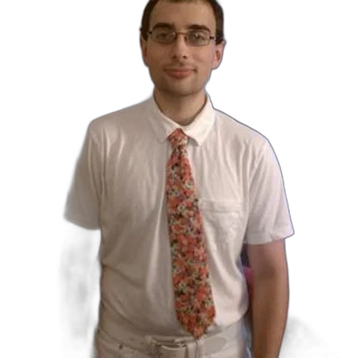 staff, jacket, robot, face transparent PNG cut-out