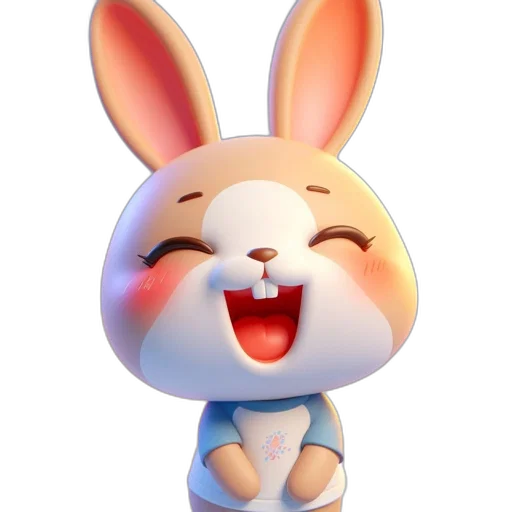 animal, face, staff, 3d render transparent PNG cut-out