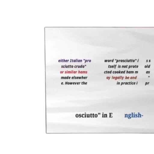 sign, indicating, word, prosciutto transparent PNG cut-out