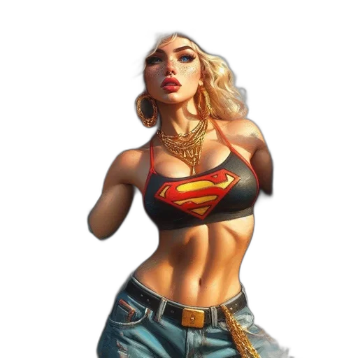 face, comic book art, fantasy art, concept art transparent PNG cut-out