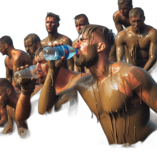 bottle, concept art, 3d render, comic book art transparent PNG cut-out