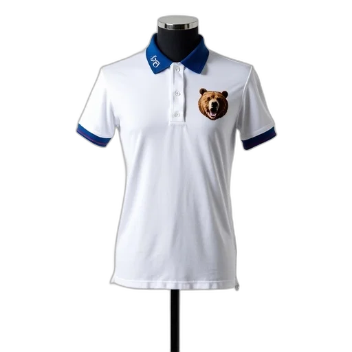 staff, 3d render, white, polo transparent PNG cut-out
