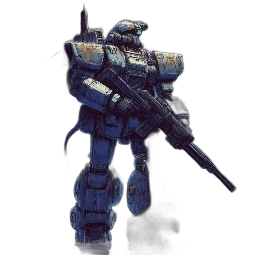 robot, weapon, concept art, fantasy art transparent PNG cut-out