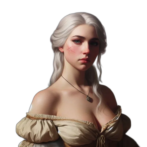 face, dress, crown, jewelry transparent PNG cut-out