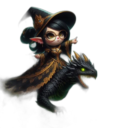 staff, dragon, fantasy art, concept art transparent PNG cut-out