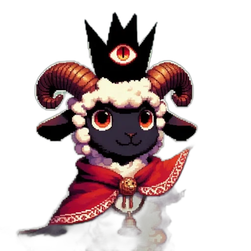 staff, mask, dragon, crown transparent PNG cut-out