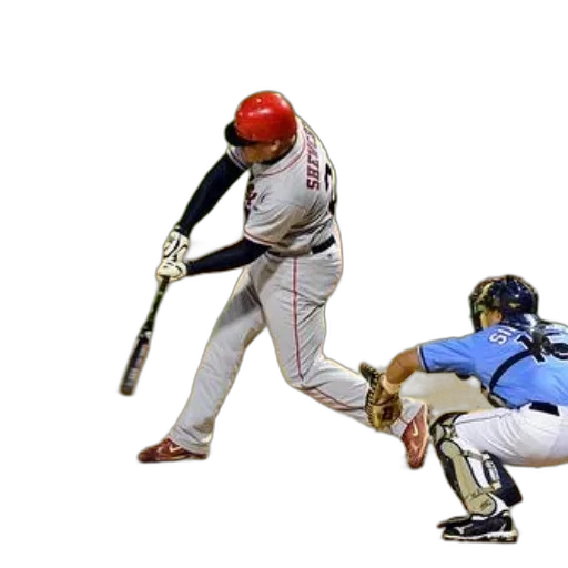 baseball, player, red, helmet transparent PNG cut-out