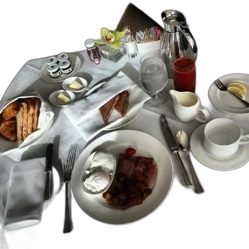 food, robot, 3d render, photorealistic transparent PNG cut-out