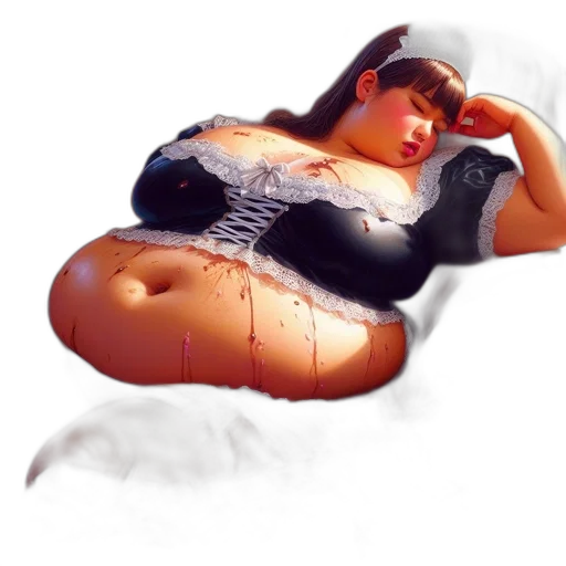 creature, food, dress, 3d render transparent PNG cut-out