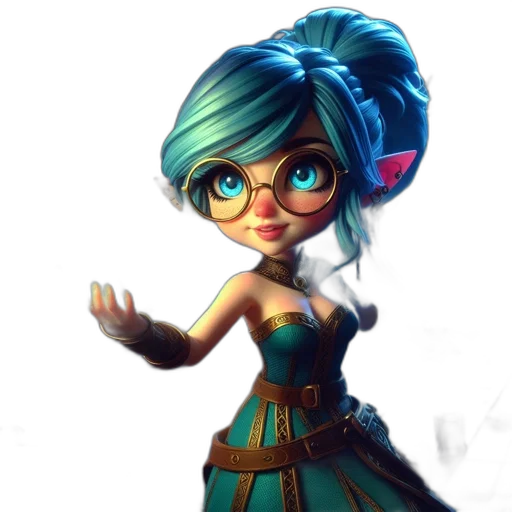 staff, dress, fantasy art, concept art transparent PNG cut-out