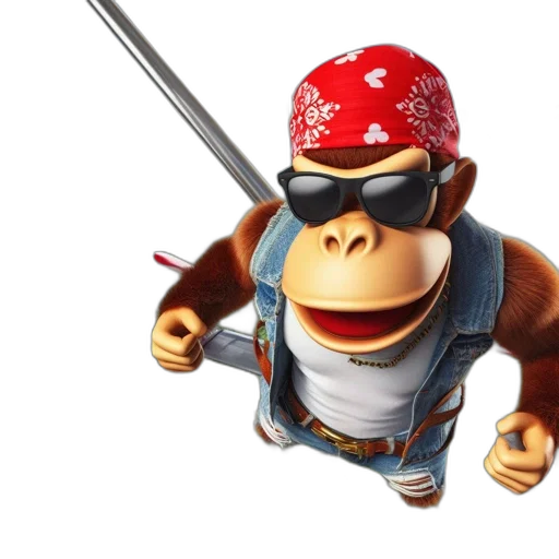 staff, animal, weapon, 3d render transparent PNG cut-out