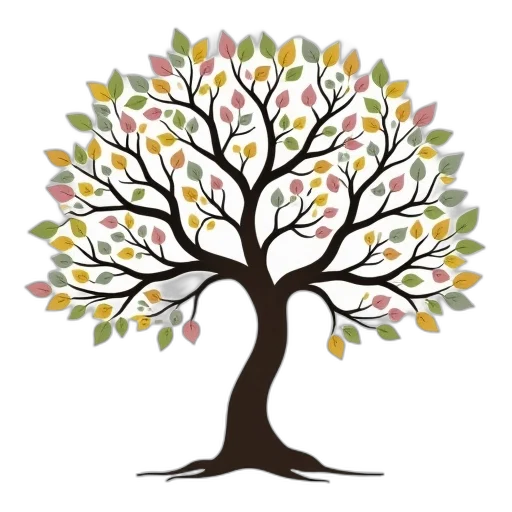 tree, crown, staff, earth tones transparent PNG cut-out
