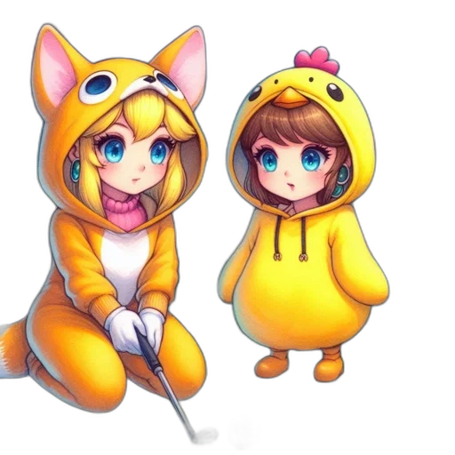 concept art, pixel art, anime, 3d render transparent PNG cut-out
