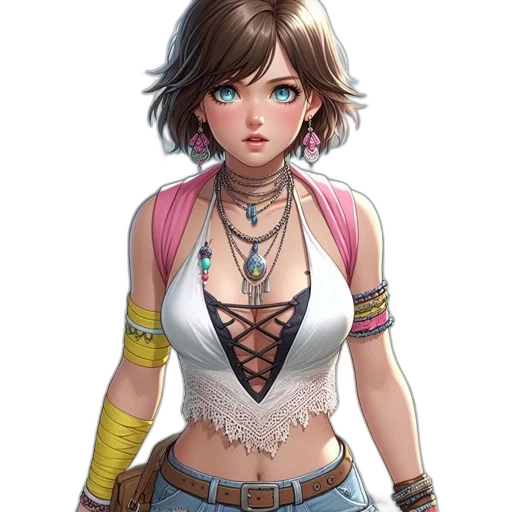 jewelry, staff, weapon, face transparent PNG cut-out