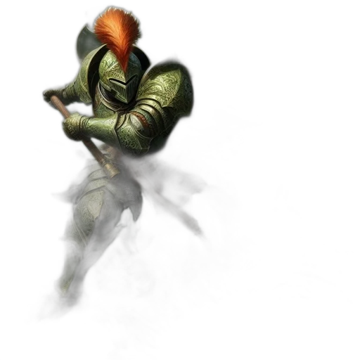 creature, dragon, mask, staff transparent PNG cut-out